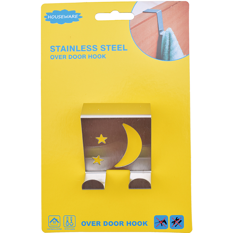 SH6.030 Stainless Steel Over Door Coat Hooks