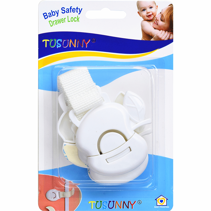 SH1.084 Baby Safety Drawer Plastic Lock Refrigerator Lock
