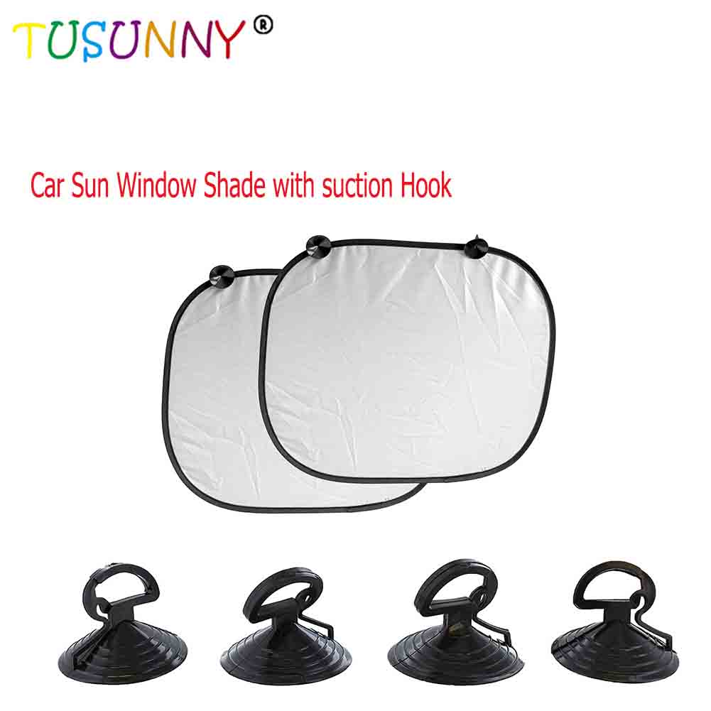 SH1.225 2 Pack Foldable Static Window Sunlight Baby Car Sun Protector