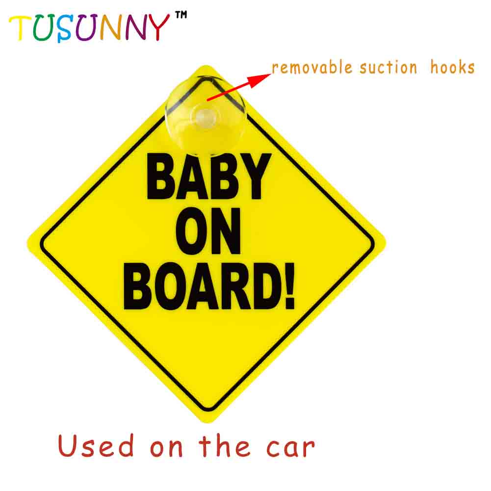 SH1.208 baby on board sign baby on board sticker safety warning sign children's goods
