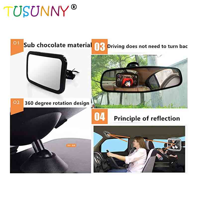SH1.132B Baby safety car mirror baby automobile rearview mirror