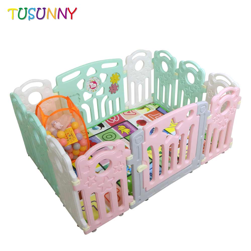 SH1.357 Baby Breathable Mesh Game Fence For Children Pool Balls Portable Playyard Playpens For Infant