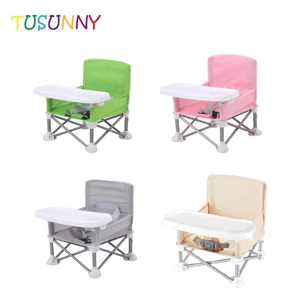 SH1.410 Baby Folding Portable Travel Booster Seat High Chair For Dining