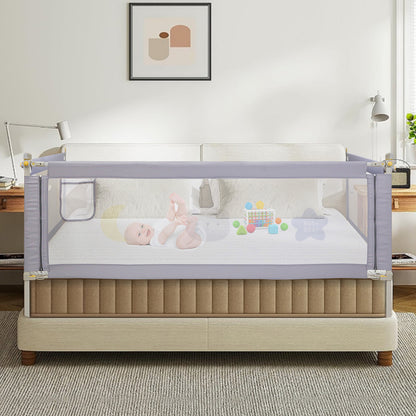 Height Adjustable Foldable Baby Bed Rail