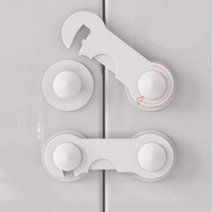 Non Drilling Durable Baby Safety Cabinet Lock