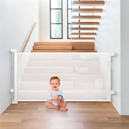 Extra Size Multifunction Baby Safety Retractable Gate