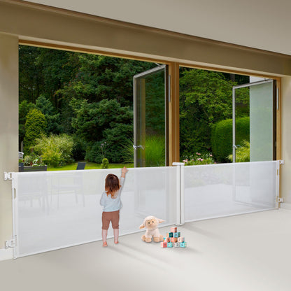 Double Sides Multi-function Retractable Gate