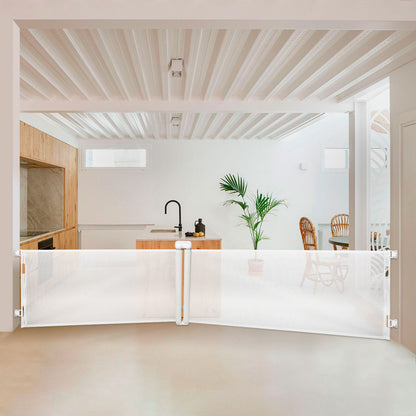 Double Sides Multi-function Retractable Gate