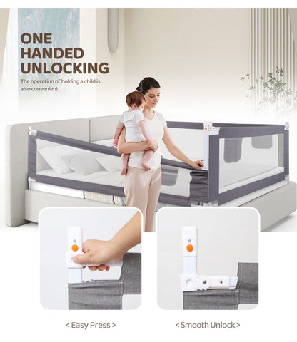 Adjustable Foldable Baby Safety Bed Rail